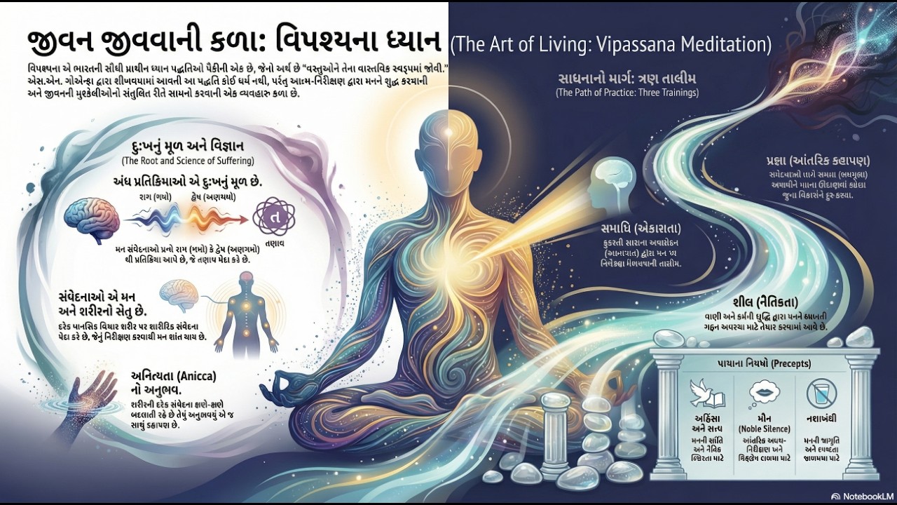 વિપશ્યના: જીવન જીવવાની કળા અને સાધનાનો  એક વિશ્લેષણ માર્ગ
