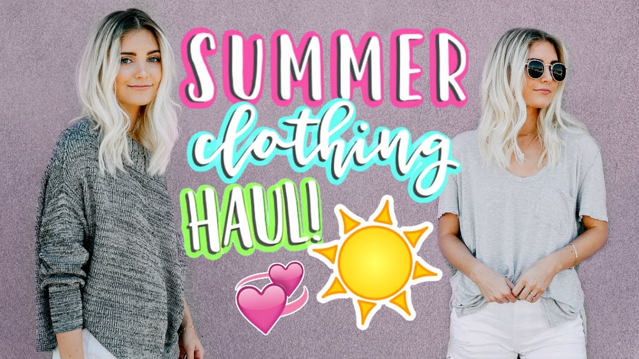 HUGE SUMMER CLOTHING HAUL!