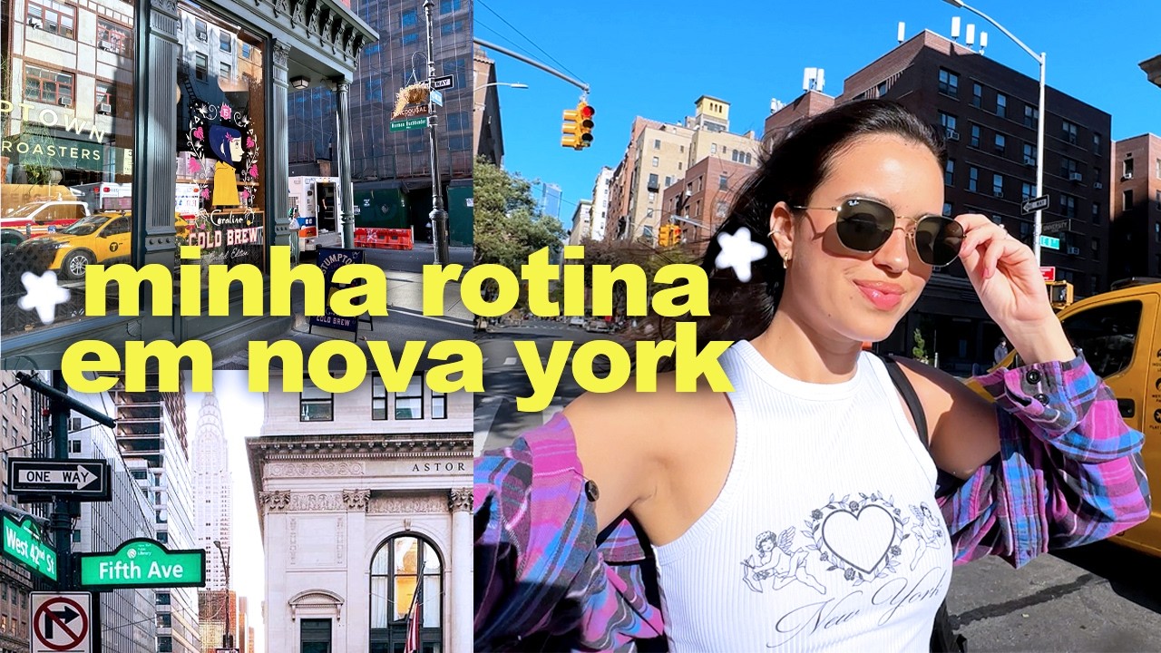 nyc vlog: meu curso de inglês, restaurantes baratos, receitinhas e o cotidiano da cidade grande