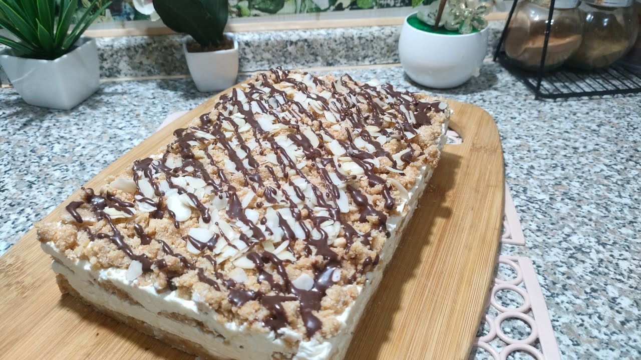 Il più delizioso dolce per capodanno senza cottura né farina اطيب والذي حلوى رأس السنة