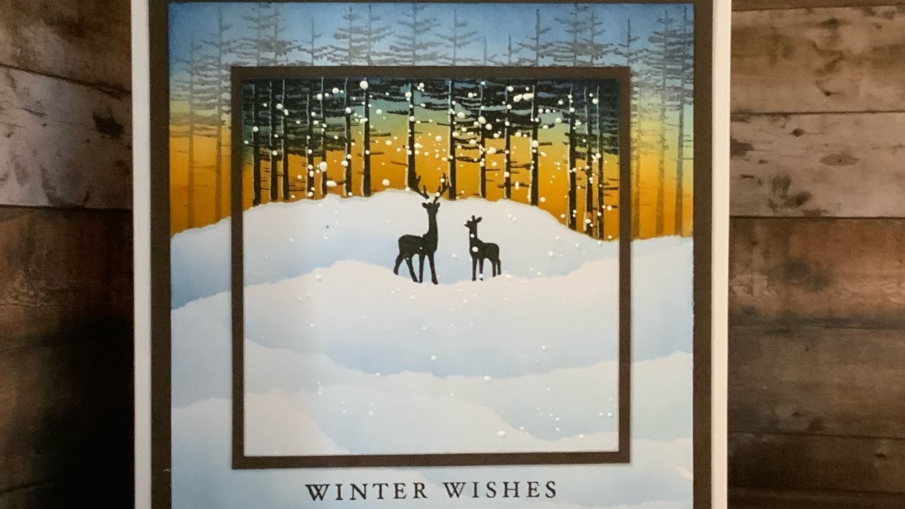 Gina K winter Terrain faded extended background video #40