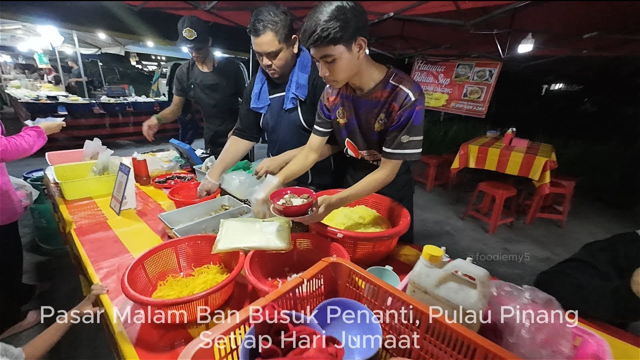 Pasar Malam Ban Busuk Penanti Pulau Pinang | Best Malaysia Street Food Pasar Malam Tour 