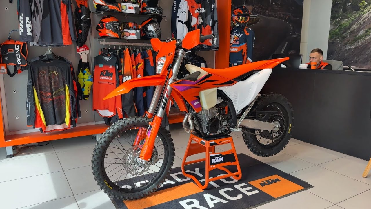KTM 450 EXC-F 2024 - Czterosuw dla rider&oacute;w lubiących moc | KTMSKLEP.PL