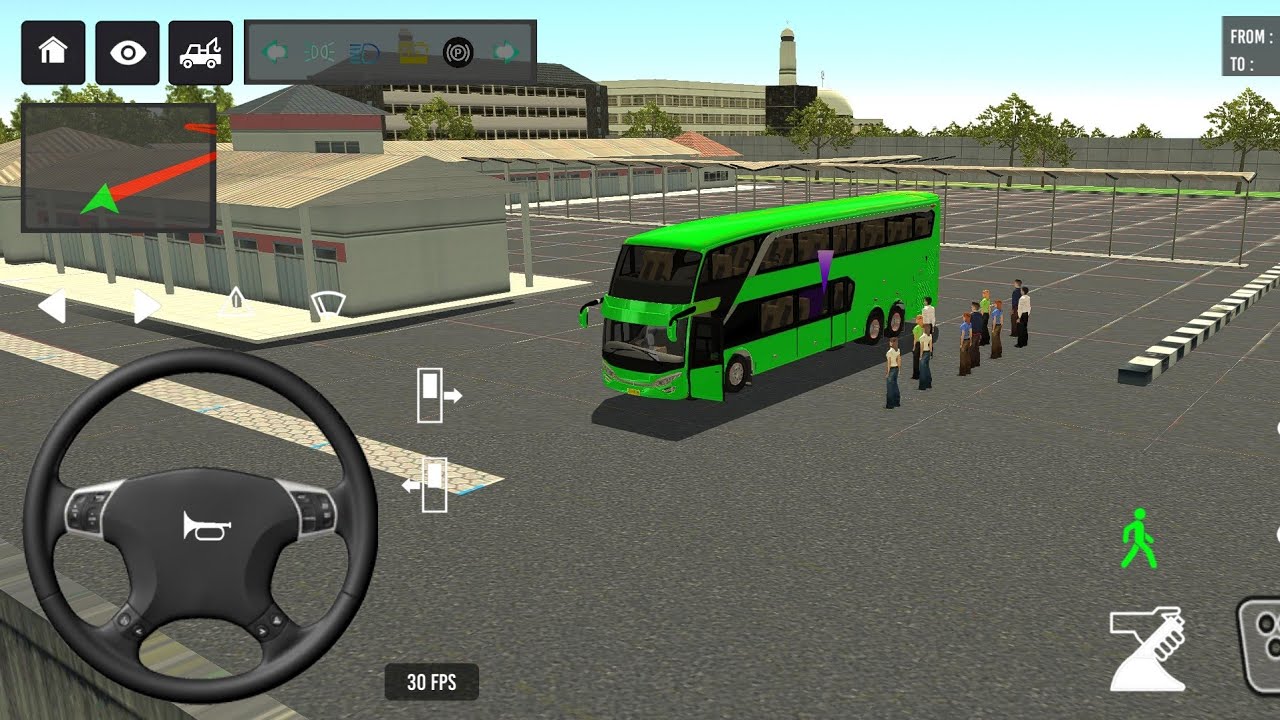euro coach bus simulator 😱🚌 || new coach bus simulator part-8 Android gameplay 