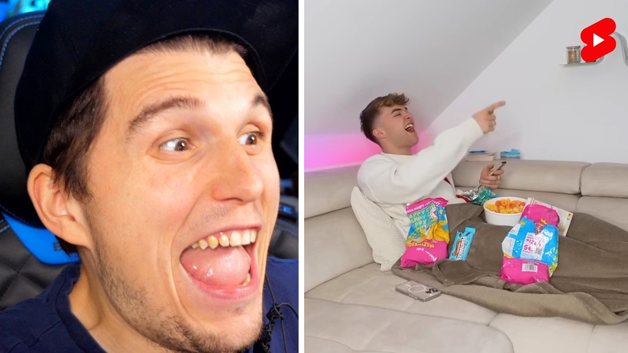 Paluten guckt Shorts bis er die Töne trifft