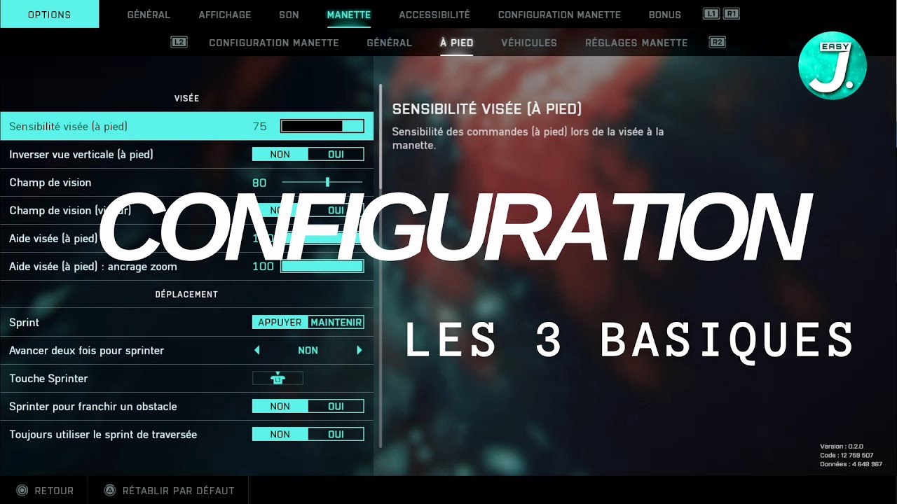 BATTLEFIELD 2042: Une Configuration Optimale: les 3 Paramètres Fondamentaux #Sensibilité #FOV #PS5