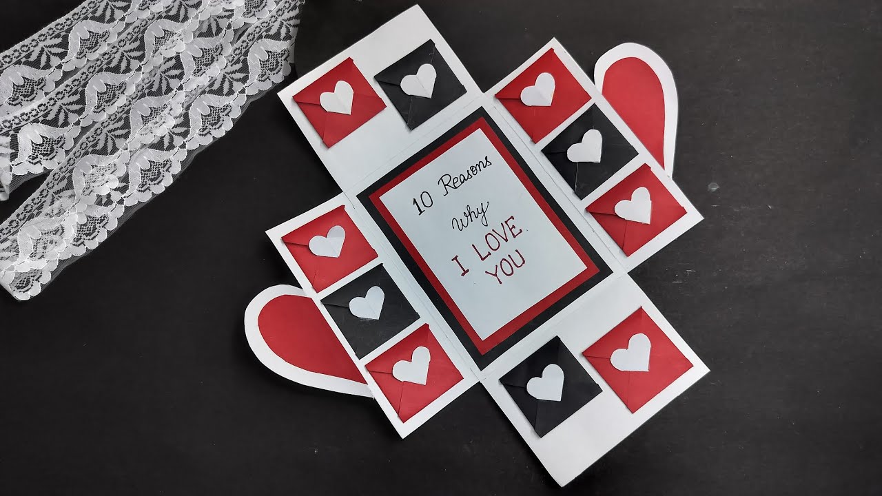 10 Reasons Why I Love You 💕| Promise Day Craft | Valentine's Day Card | 