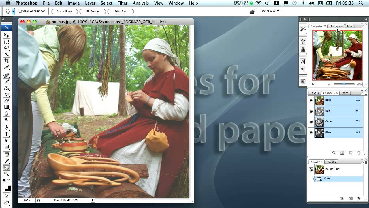 Preparing images for uncoated paper