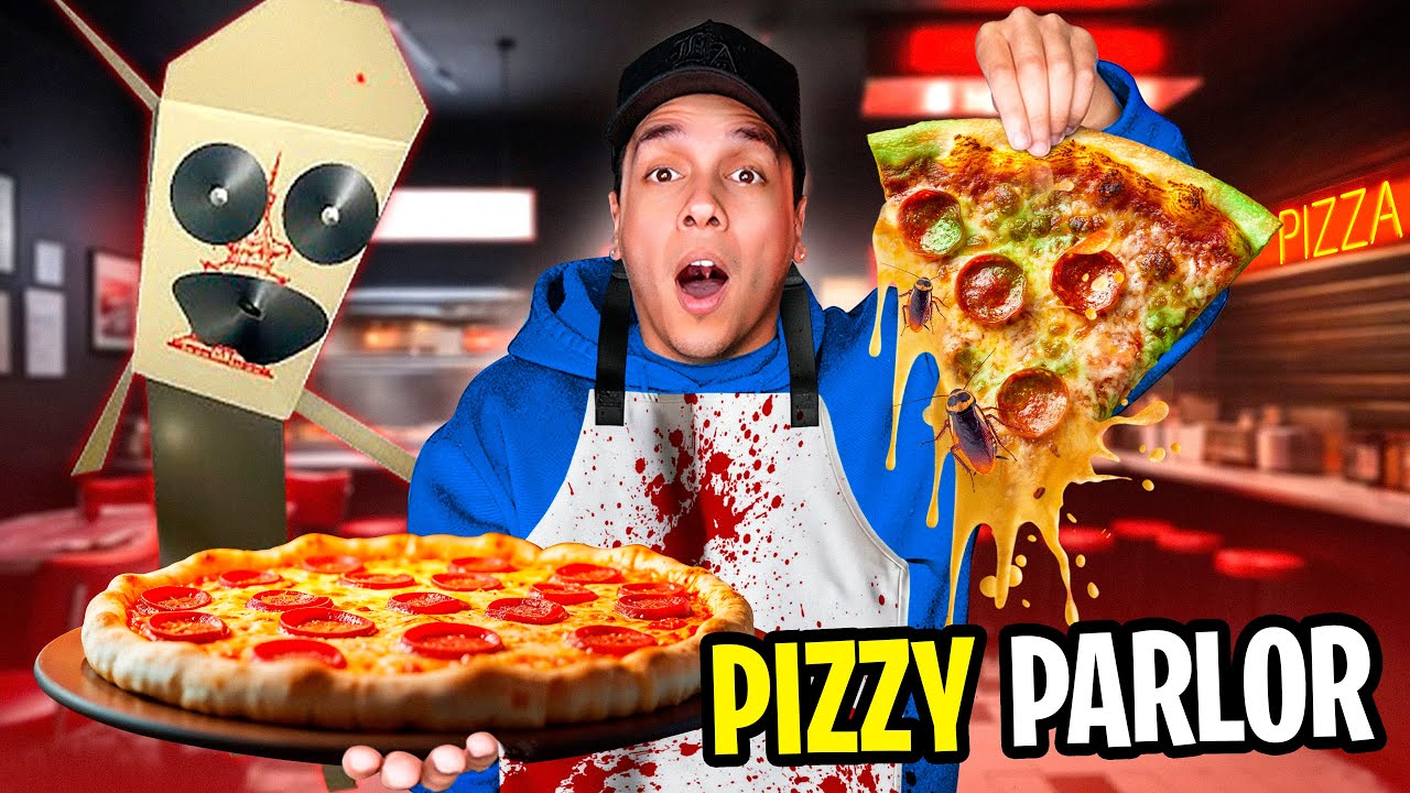 TRABAJO EN UNA PIZZERIA CON REGLAS MUY EXTRAÑAS😰☠️ (Pizzys Parlor Terror)🍕| CYK⚡
