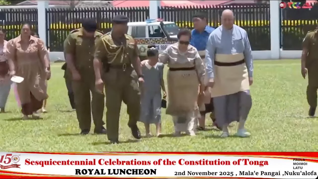 🇹🇴 Royal Thanksgiving Luncheon Sesquicentennial Celebrations Constitution of Tonga Konisitutone 150