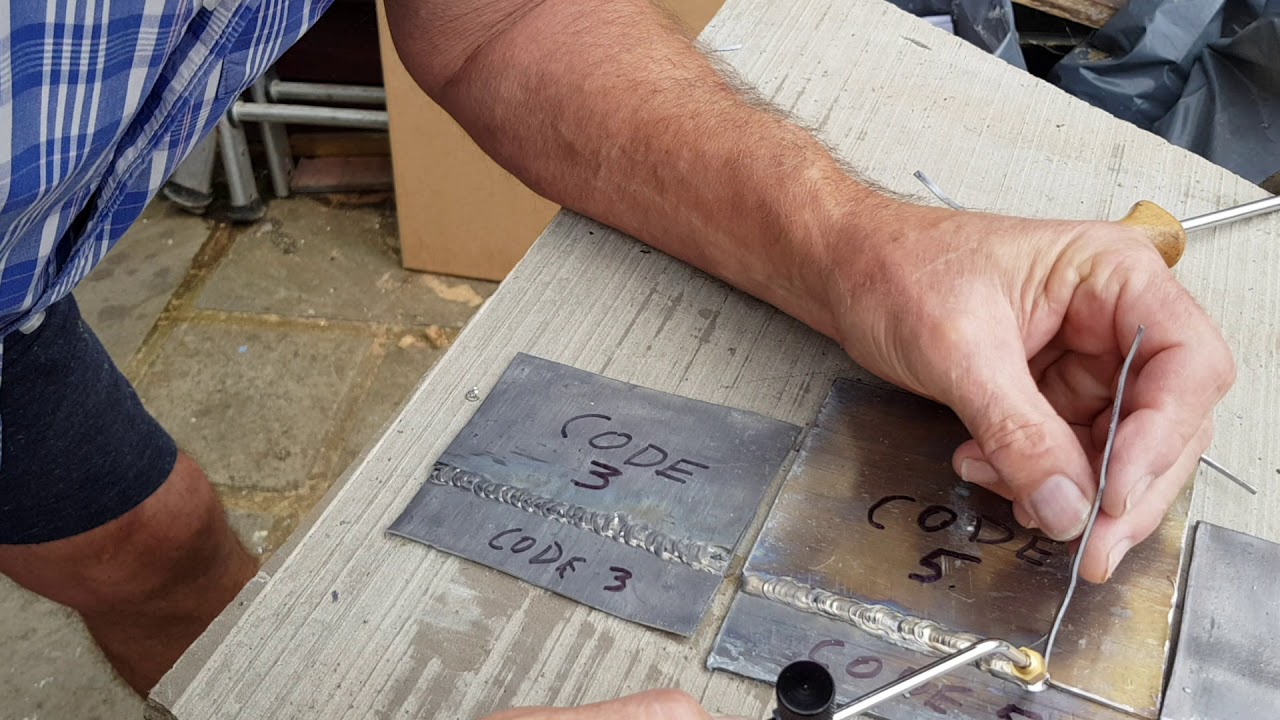 Lead welding using water 358