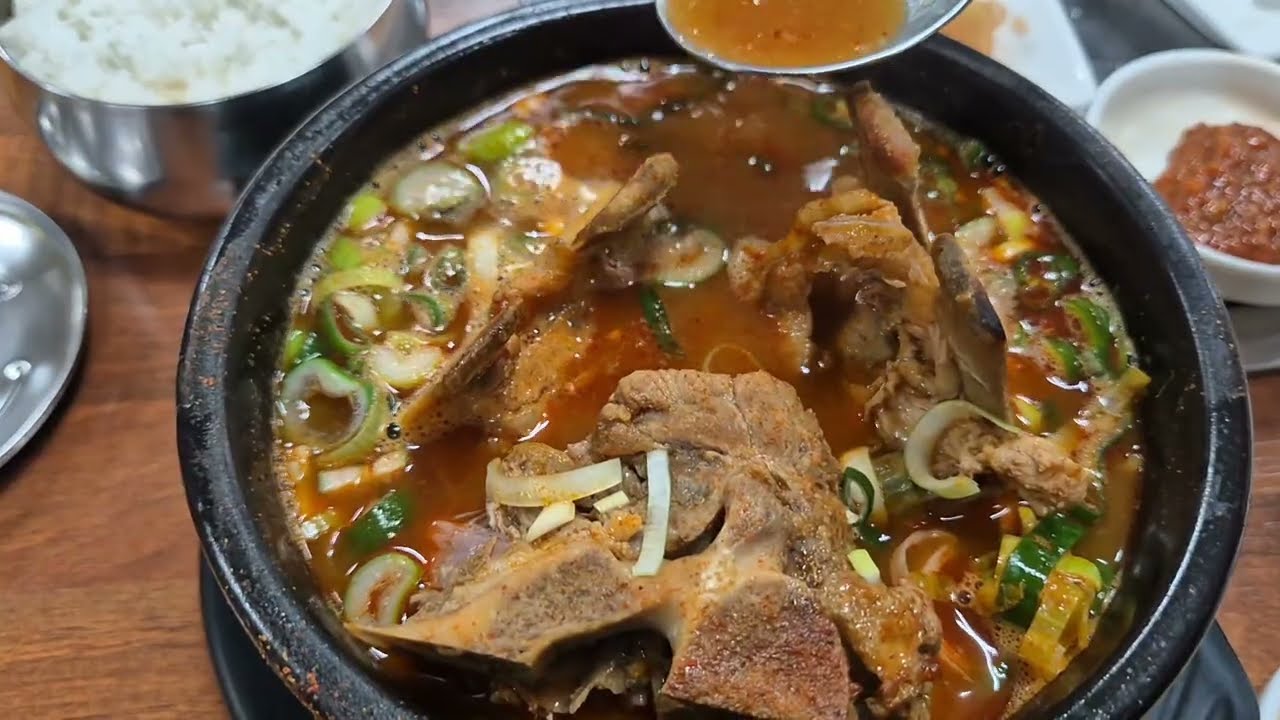 국내산 생뼈 뼈해장국 맛집 365해장국 청주시 가경동 corea food