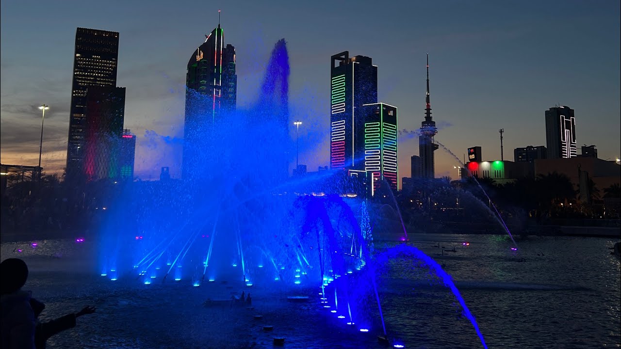 🎆Music Fountain at Al Shaheed Park Kuwait 🎇