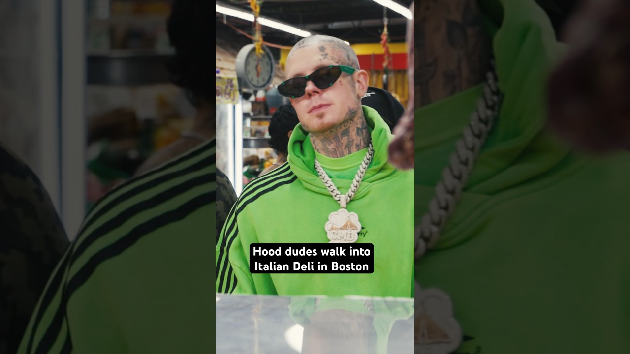 Hood dudes walk into Italian Deli #boston #italian #massachusetts #rapper #hoodcomedy #comedyvideo