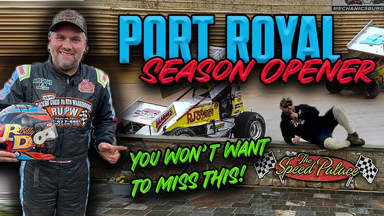 Running WILDDD At The Port Royal Season Opener - Dirt Track Sprint Car Racing