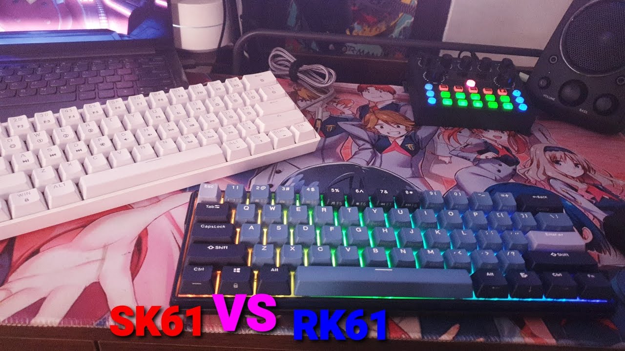 SK61(RED SWITCHES)⌨️ VS RK61PLUS (BLUE SWITCHES)⌨️