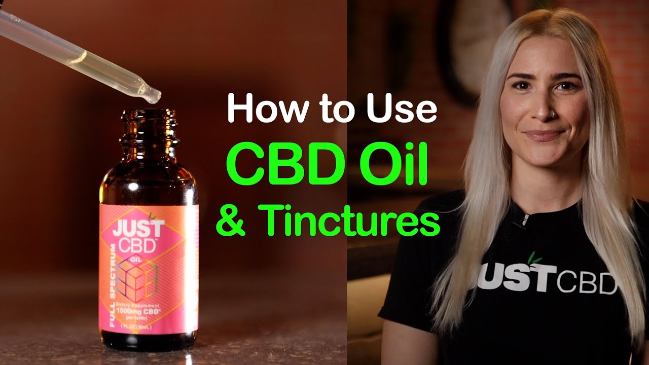 How to Use CBD Oil & Tinctures