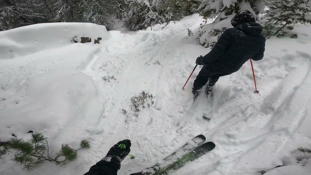 We almost didn’t make it down…Fresh Powder in Austria… 