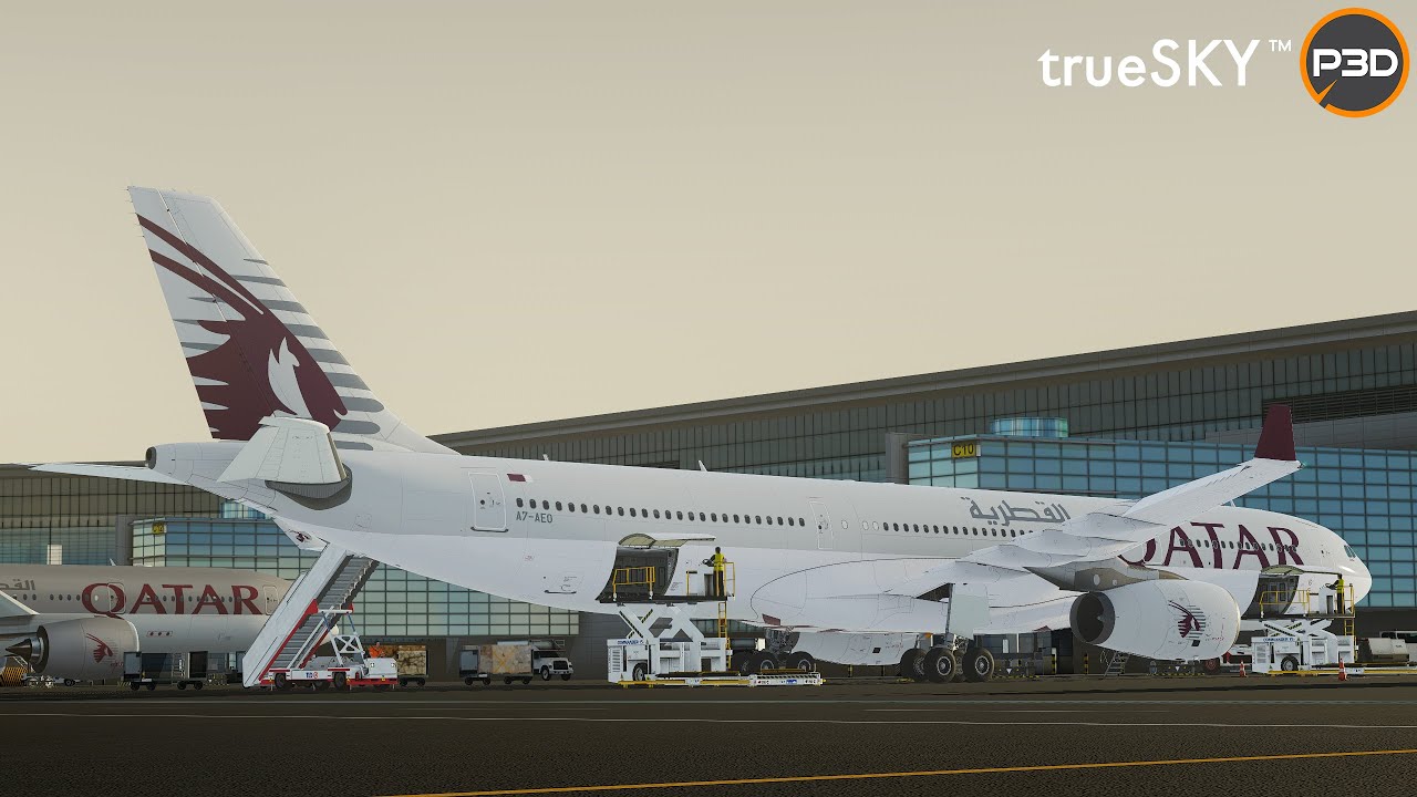 Prepar3D v5 | Flying from Doha to Phnom Penh (OTHH-VDPP) | Aerosoft A330 | trueSKY