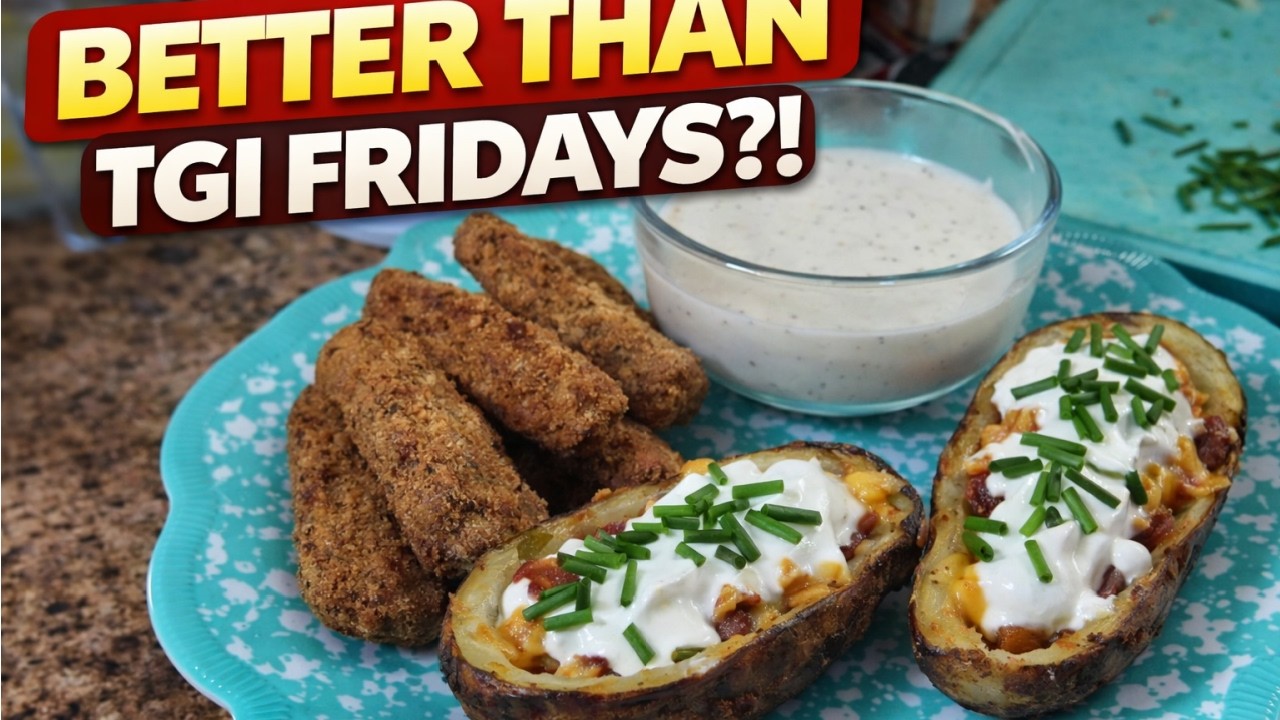 Better Than TGI Fridays? Loaded Potato Skins at Home!