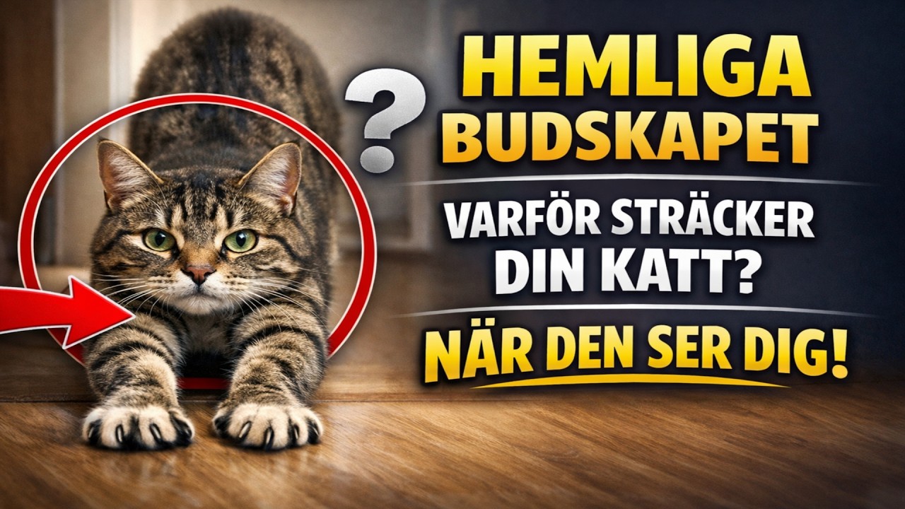 Vetenskapen har avslöjat hemligheten: Därför sträcker din katt på sig när den ser dig.
