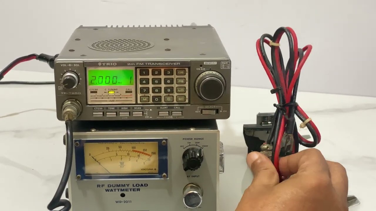 Trio TR-7950 VHF 45W Open Freq