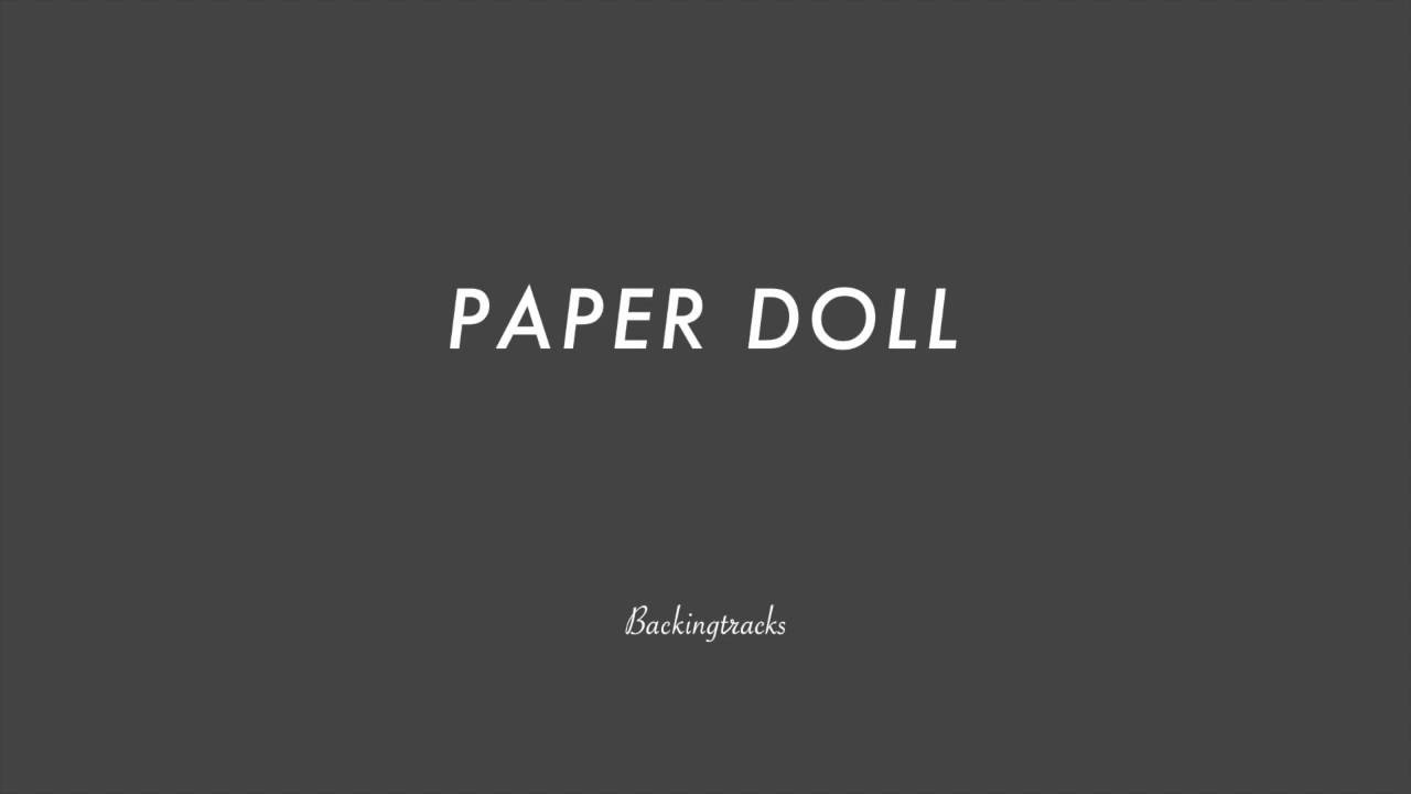 Paper Doll chord progression - Jazz Backing Track Play Along The Real Book