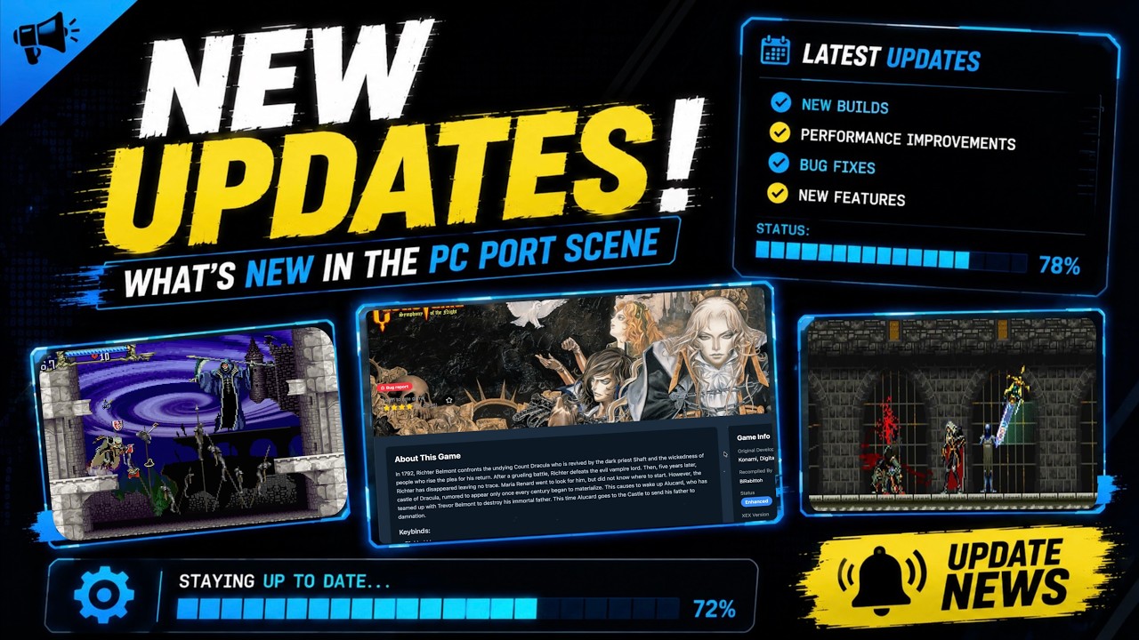 Symphony of the Night Recomp Castlevania PC Port Gets Easy Setup and Mod Support!