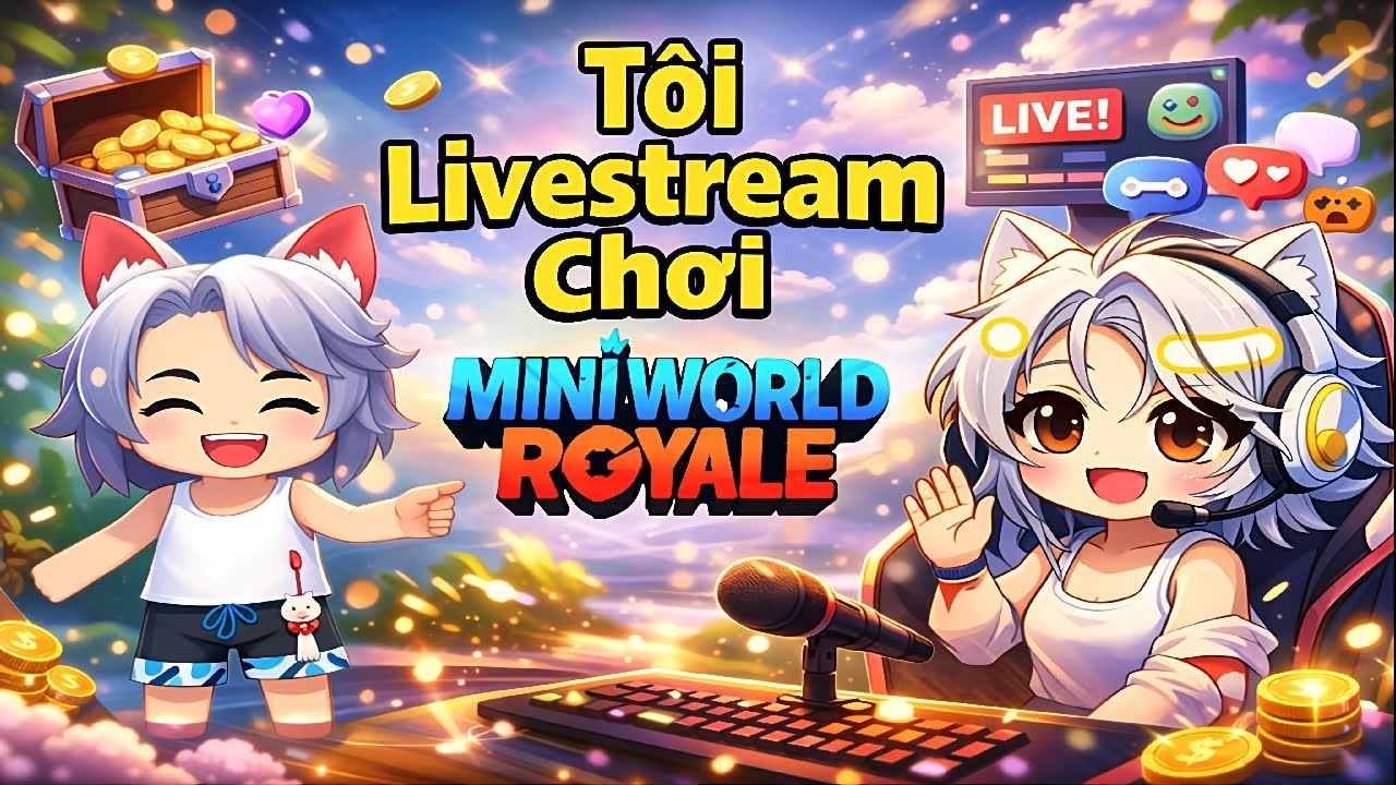 Fuis Livestream Chơi MiniWorld Royale Nè 🌝🌝