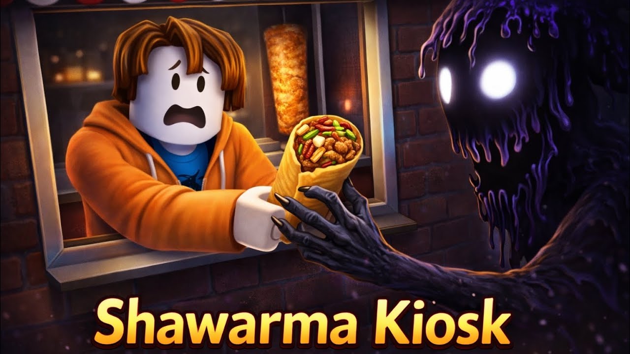 Roblox Shawarma Kiosk Horror game gameplay part 1