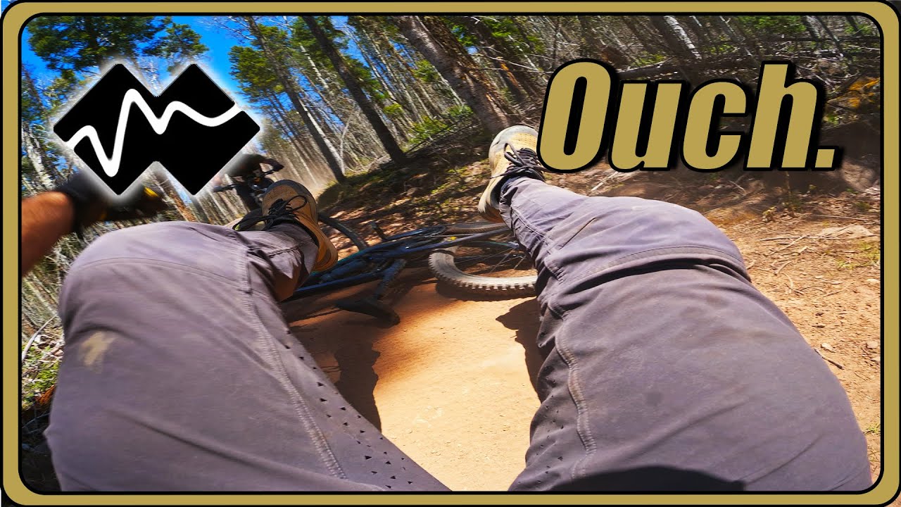 First OTB Crash of 2024 | Angel Fire Bike Park (Upper Supreme, Fo Sho, Dirt Diggler)