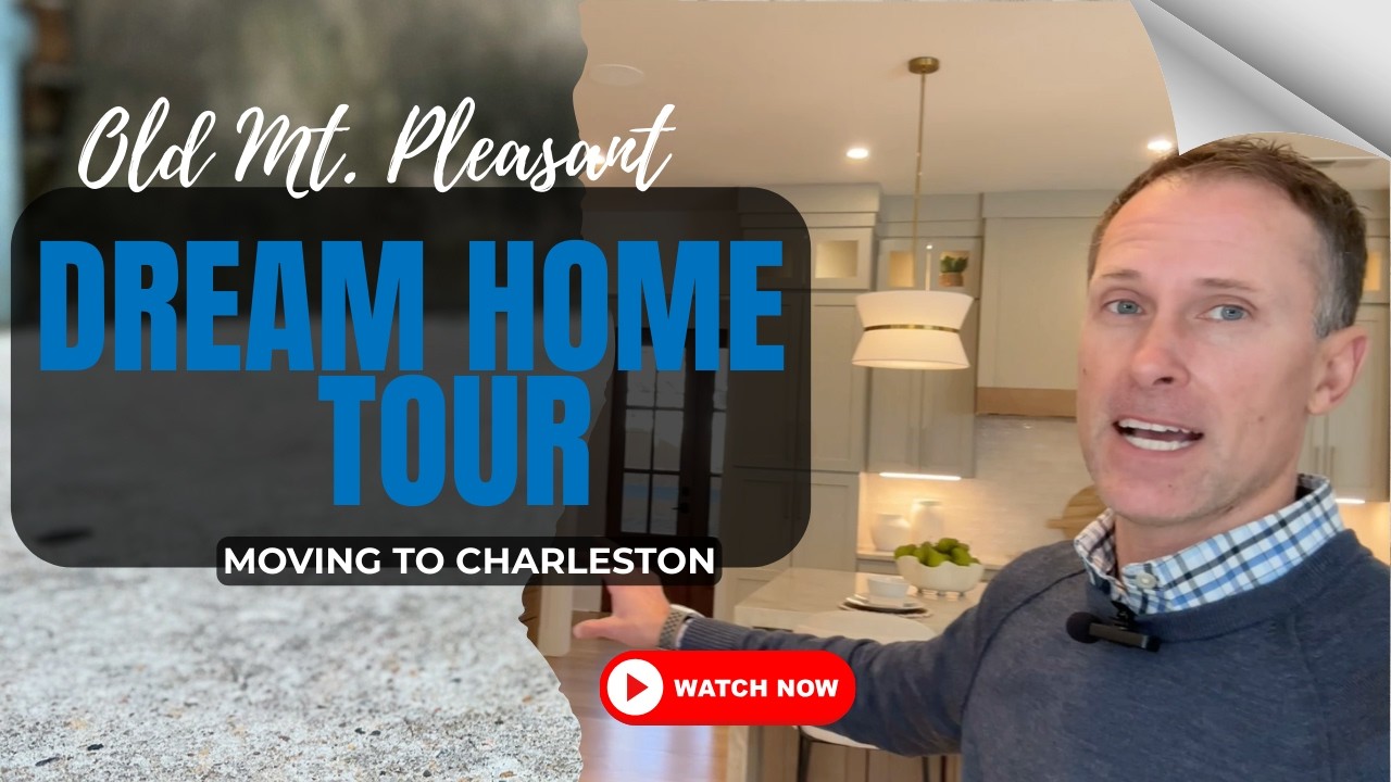 2025 Custom Build Home Tour | Old Village Mount Pleasant SC (Primary Suite Down + ADU)