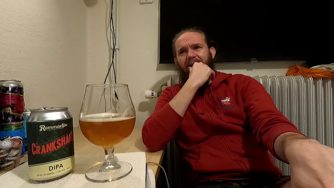 Beer Review #2708: Remmarl&ouml;v G&aring;rdsbryggeri - Crankshaft DIPA (#Sweden) #Beer #CraftBeer