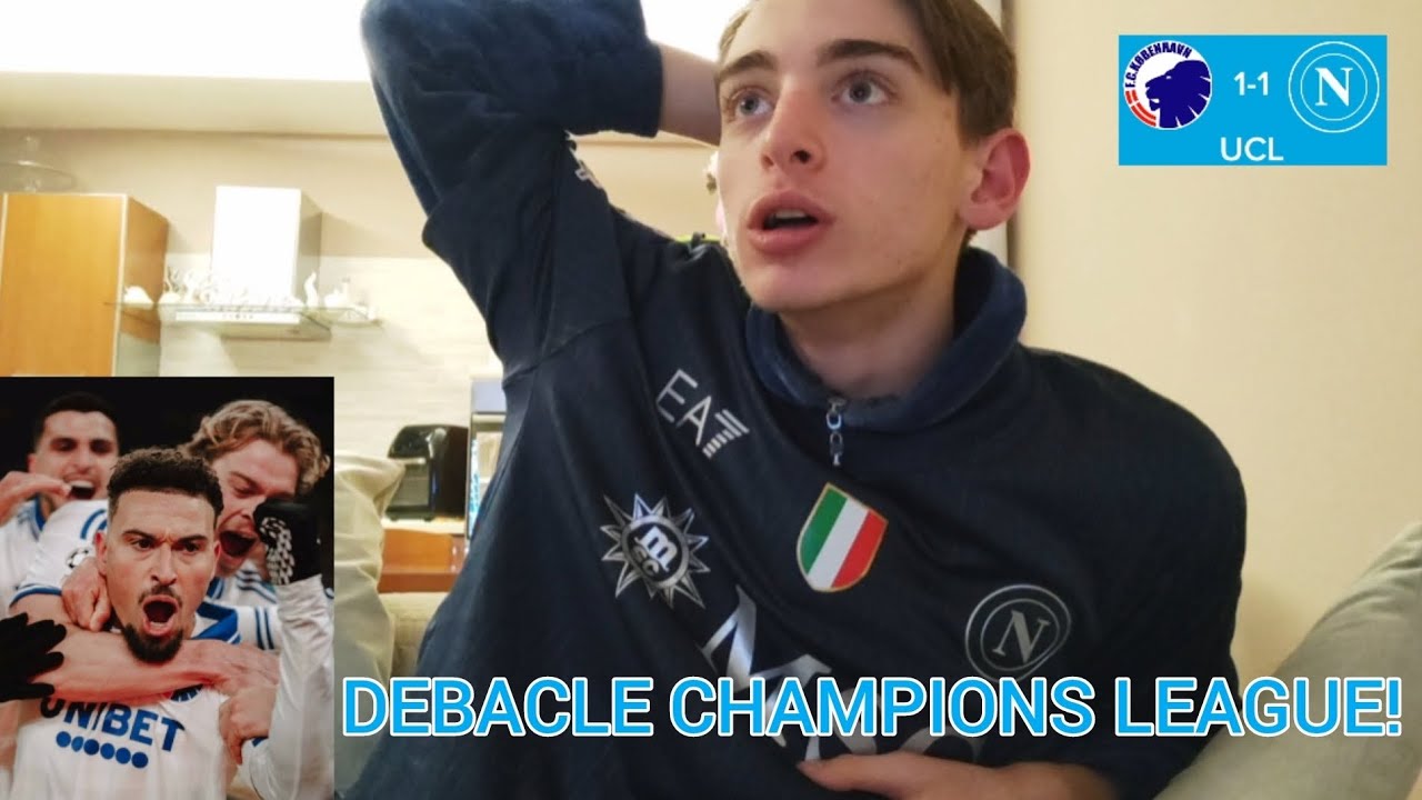 DEBACLE CHAMPIONS LEAGUE! REACTION TIFOSI NAPOLETANI || COPENHAGEN 1-1 NAPOLI