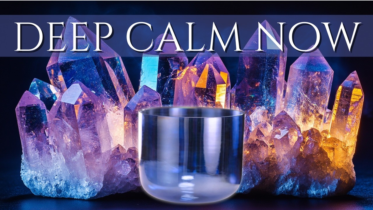 Deep Calm Now | Indigo Child Crystal Singing Bowl (Rare 2nd Octave)