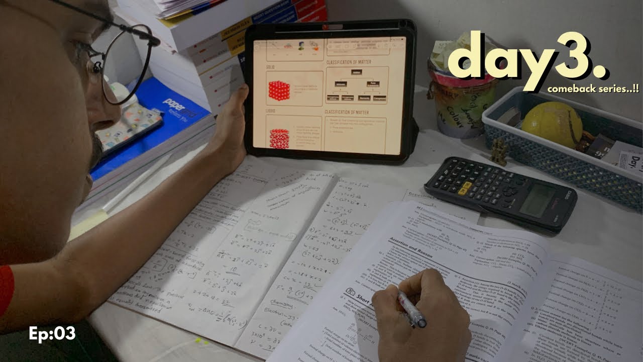 Solving Question+Studying🤍11th Grader📚Board Exam Prep📈Outing🙌🏼Malayalam Study Vlog | Abhinav AK