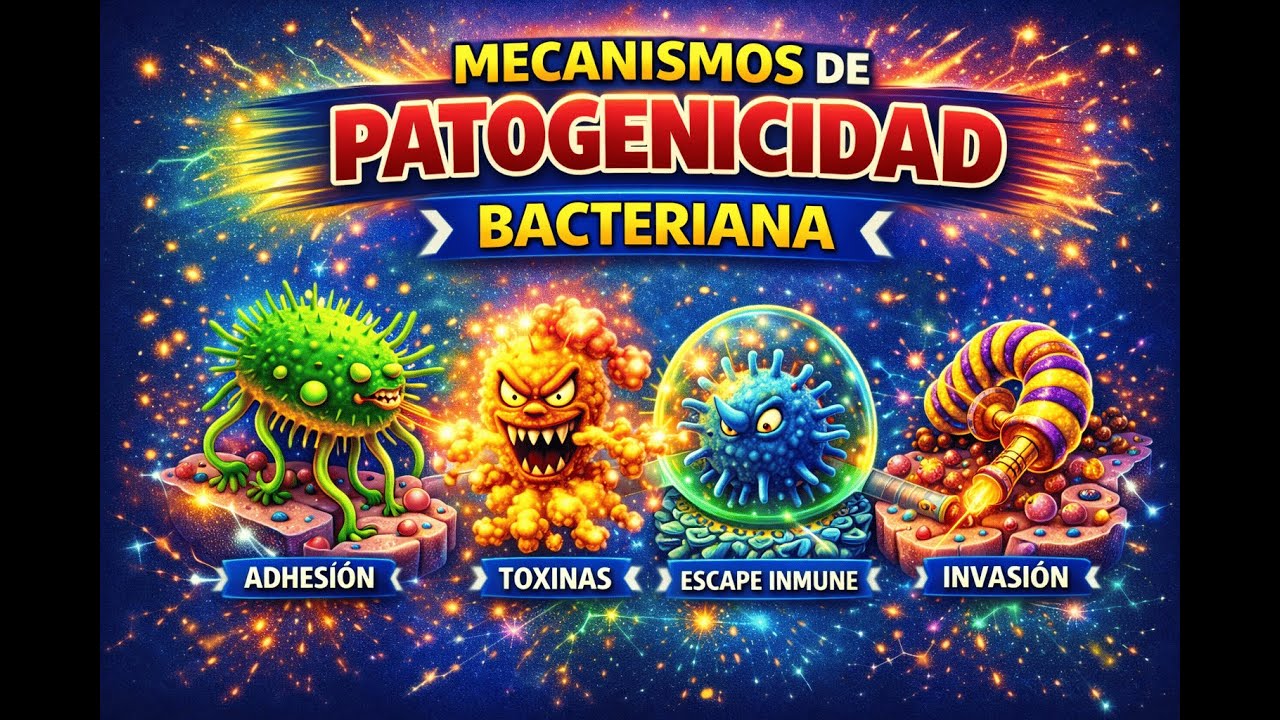 MECANISMOS DE PATOGENICIDAD. Invasión bacteriana explicada paso a paso 🦠 (FÁCIL) T5 | MICROBIOLOGÍA