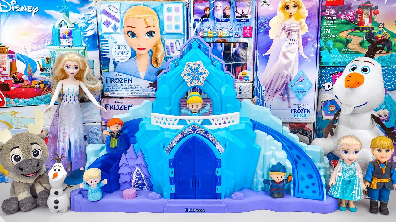 Unboxing Disney Princess Toys | Frozen Little Kingdom Elsa's Concert Playset | Elsa's Ice Palace Toy