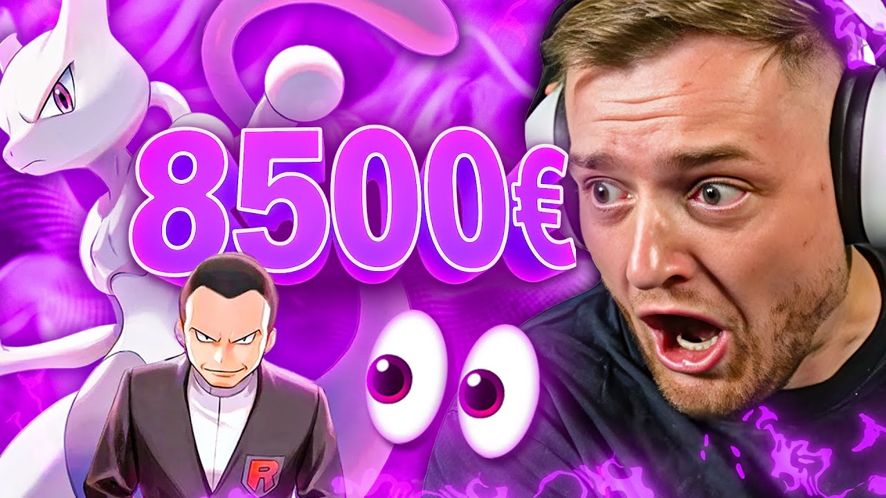 🥵💸8500€ für das BRECHER MEWTU im LETZTEN OPENING von Destined Rivals - Pokemon Opening