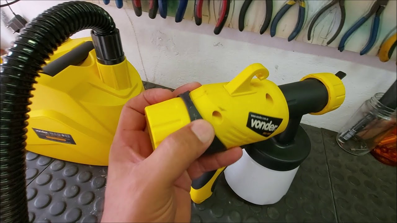 Pistola elétrica Vonder 900W primeiros testes