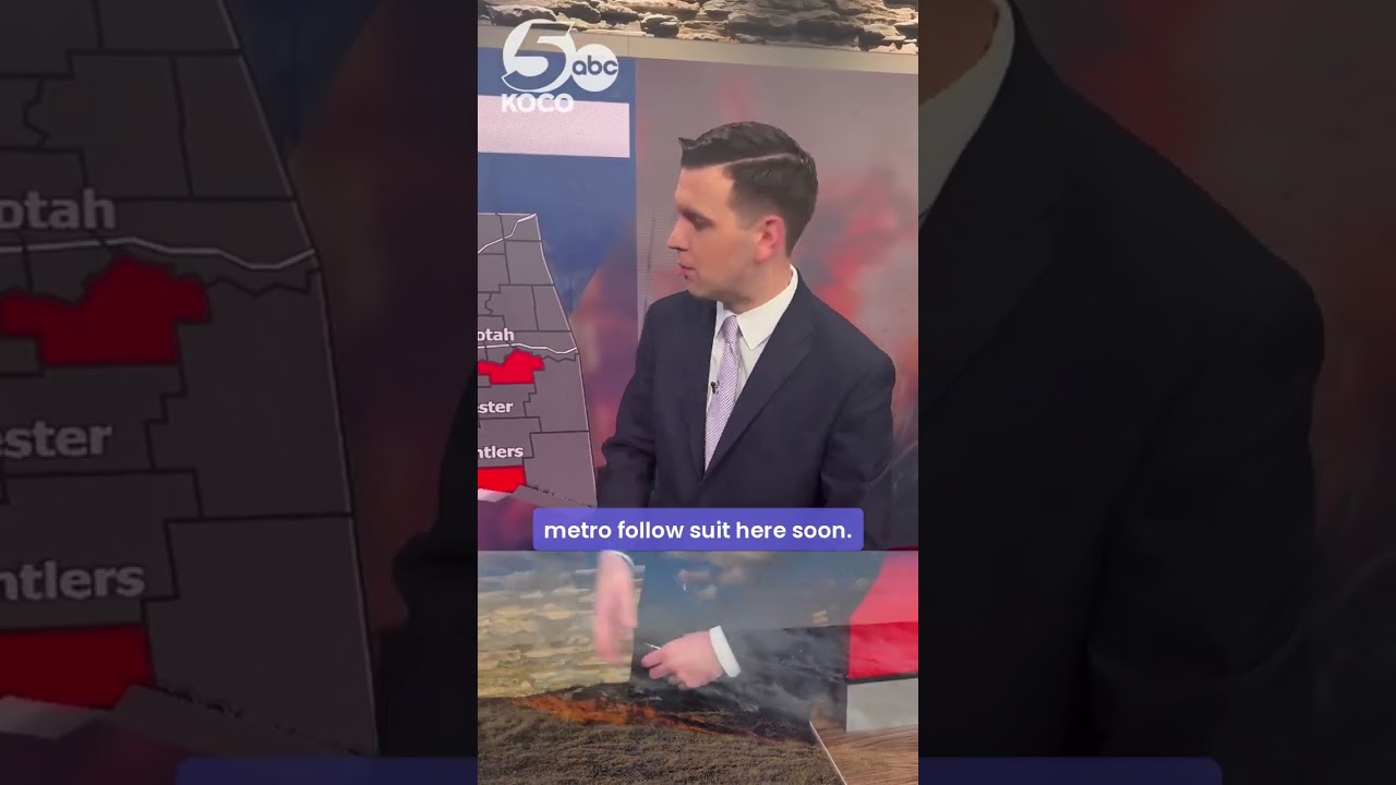 Oklahoma's fire risk continues after multiple grass fires break out Wednesday in OKC metro