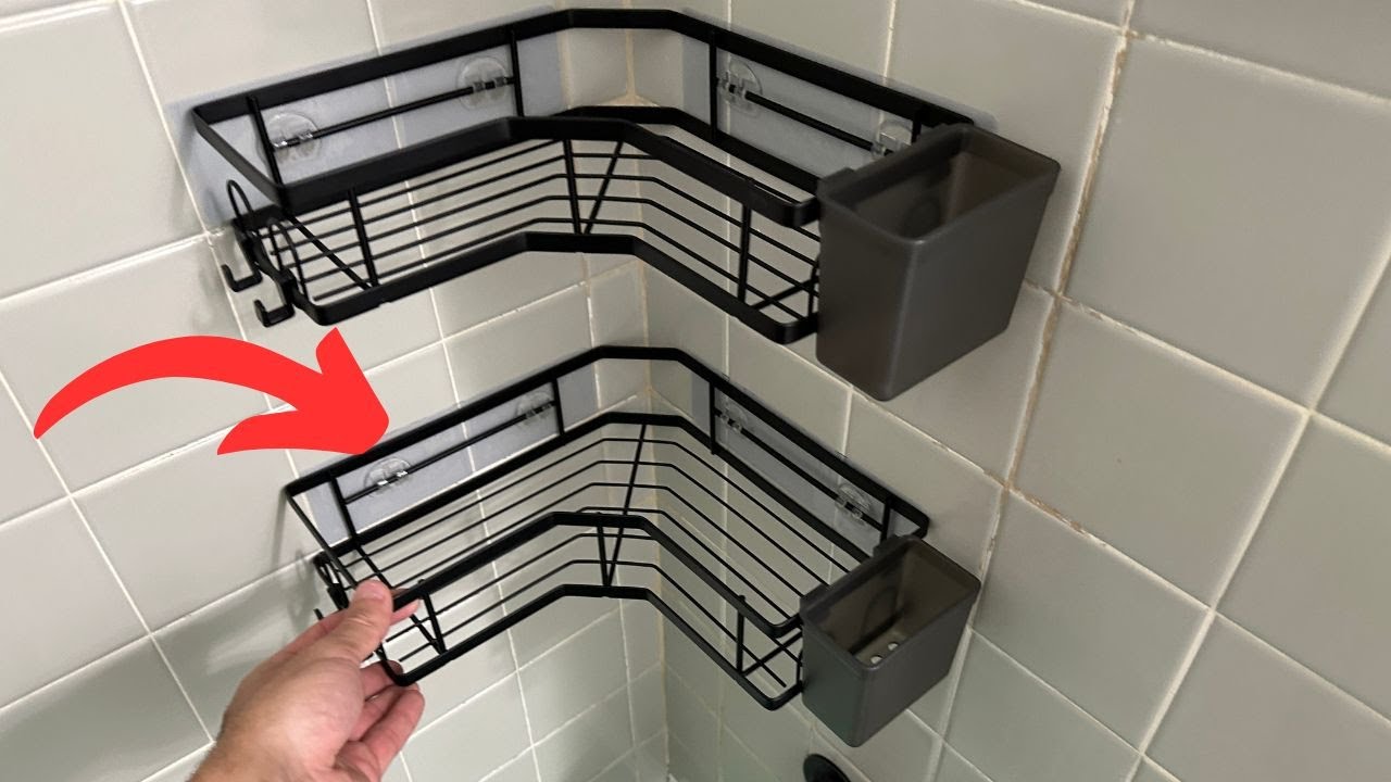 Transform Your Shower Space: AKTECKE Corner Shower Caddy Installation & Review!