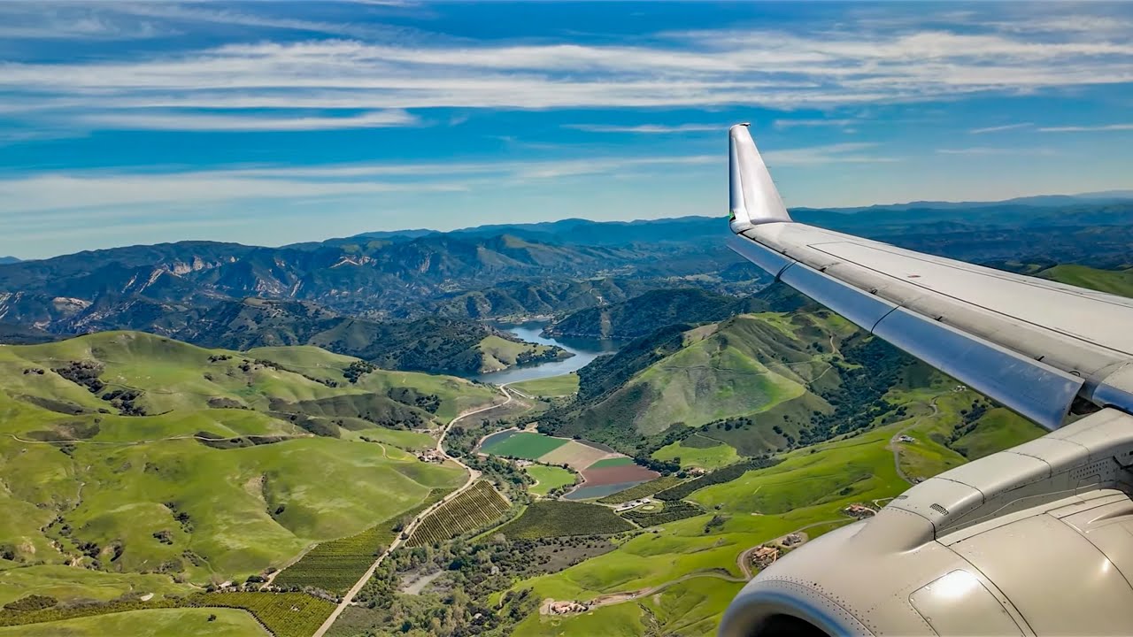 TAKEOFF TO TOUCHDOWN FULL FLIGHT VIDEO! LAX TO SAN LUIS OBSIPO! MISMATCHED WINGLET & ENGINE! - W/ATC