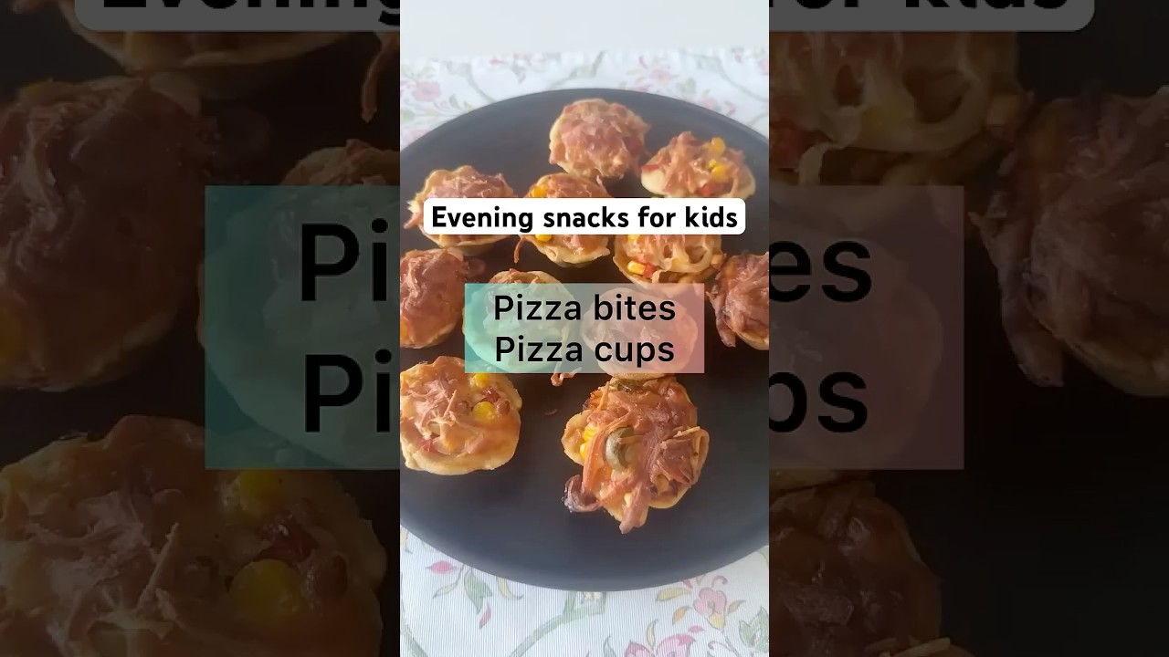 Cheesy Pizza Bites | Easy Snack for Kids & Parties!😋🥳 