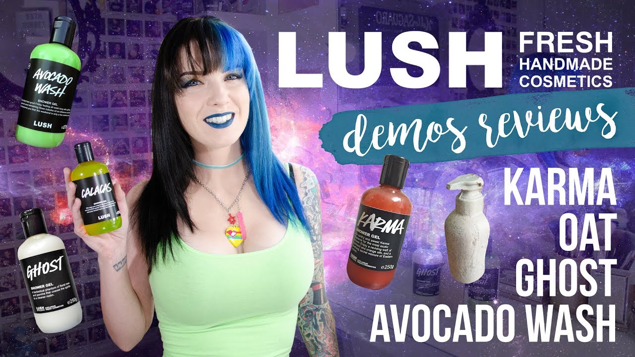 LUSH Limited Shower Gels Demos + Review