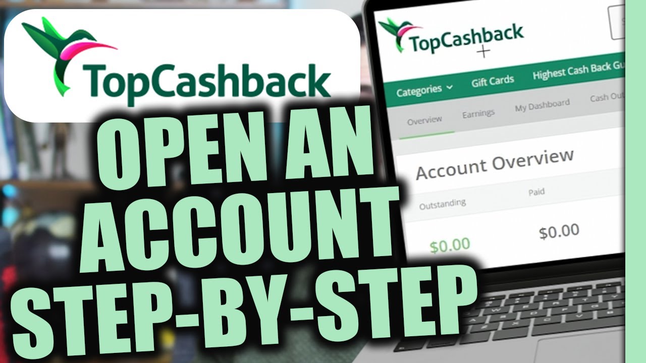 Как создать аккаунт на TopCashback