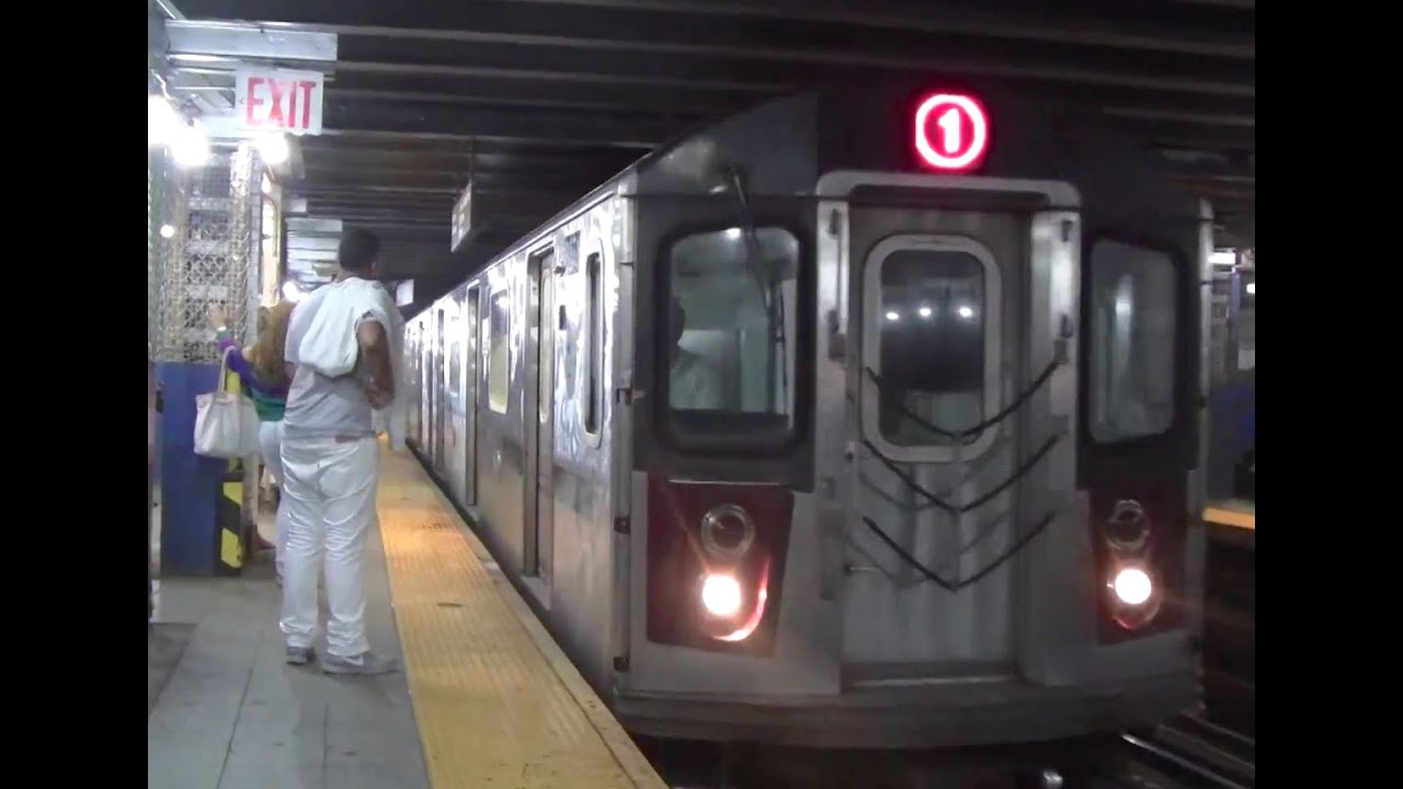 ᴴᴰ R142 1 Train Arriving at 168th Street