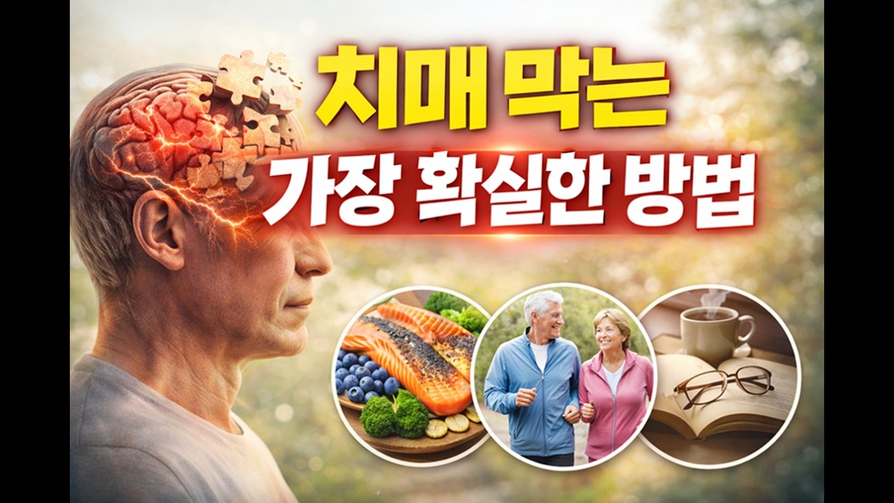 치매막는 가장 확실한 방법 #치매예방 #뇌건강
