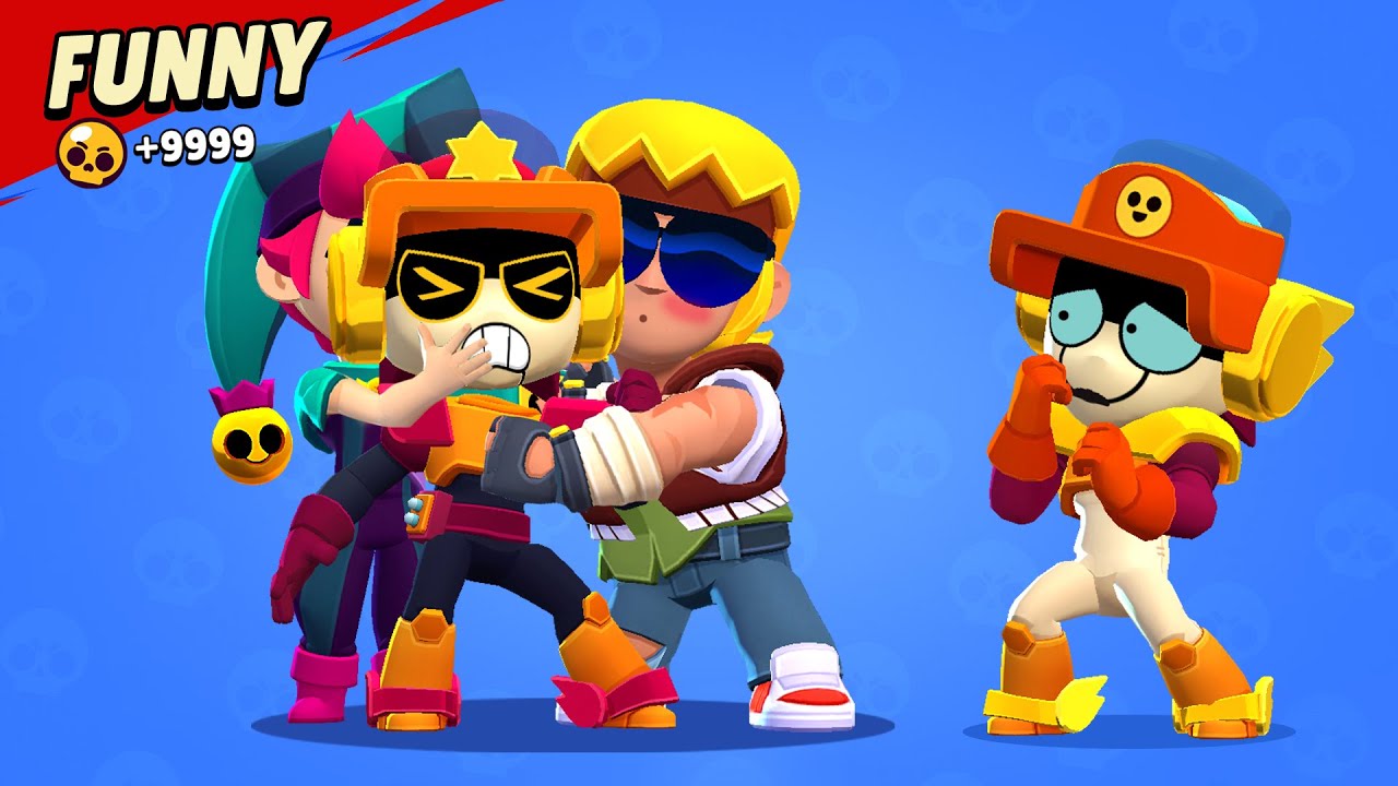 Top 101 Funny Pose in Brawl Stars  #7