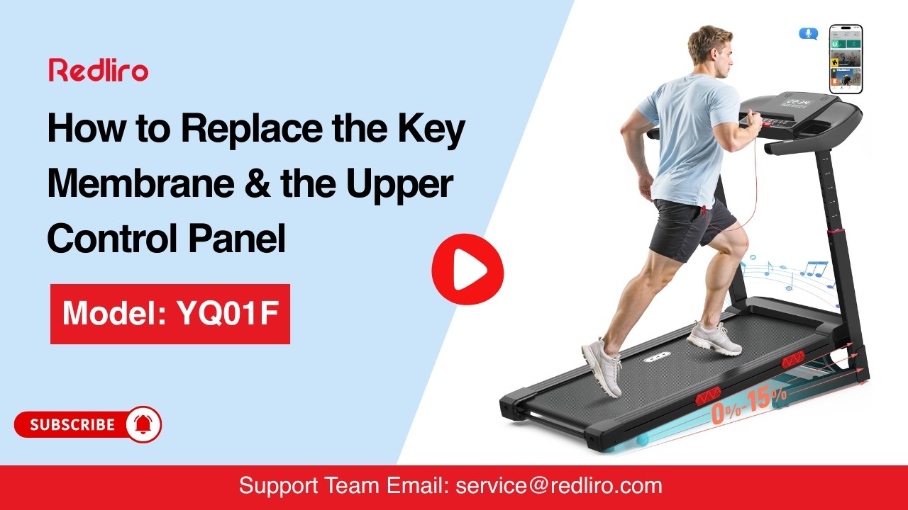 YQ01F | How to Replace the Key Membrane and the Upper Control Panel